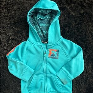 Under Armour Kids' Teal Hoodie with Logo